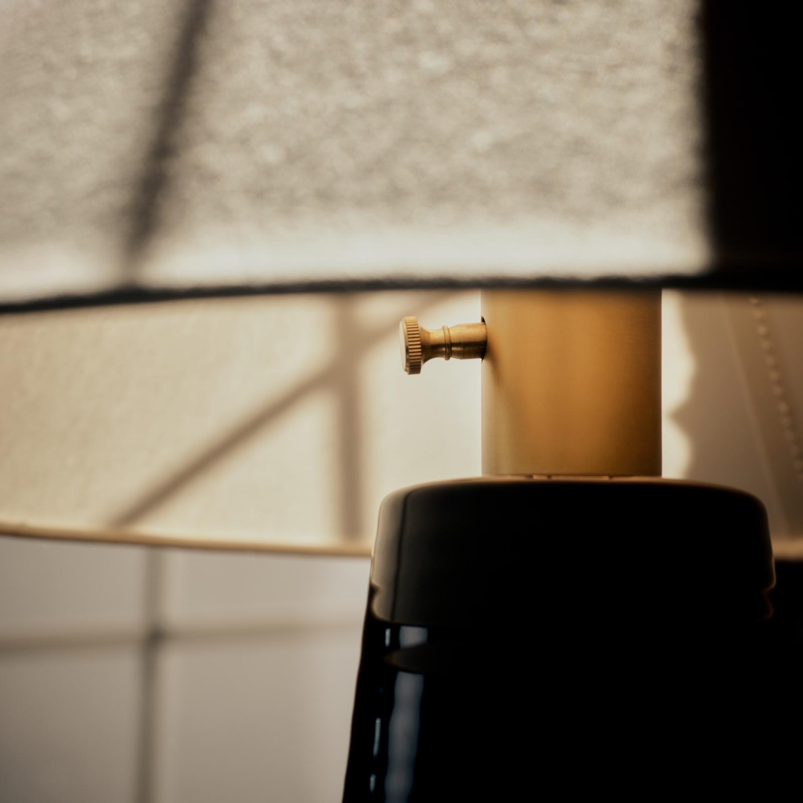 Koda Ceramic Table Lamp (Black) | Regina Andrew Detroit